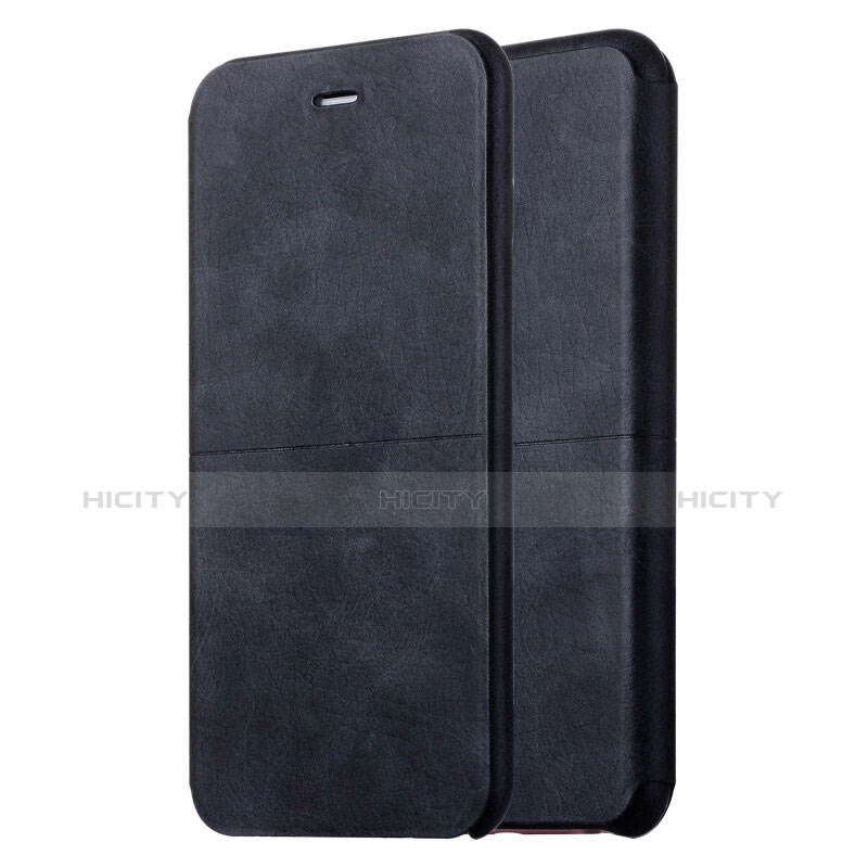 Custodia Portafoglio In Pelle con Supporto L04 per Apple iPhone 6S Nero