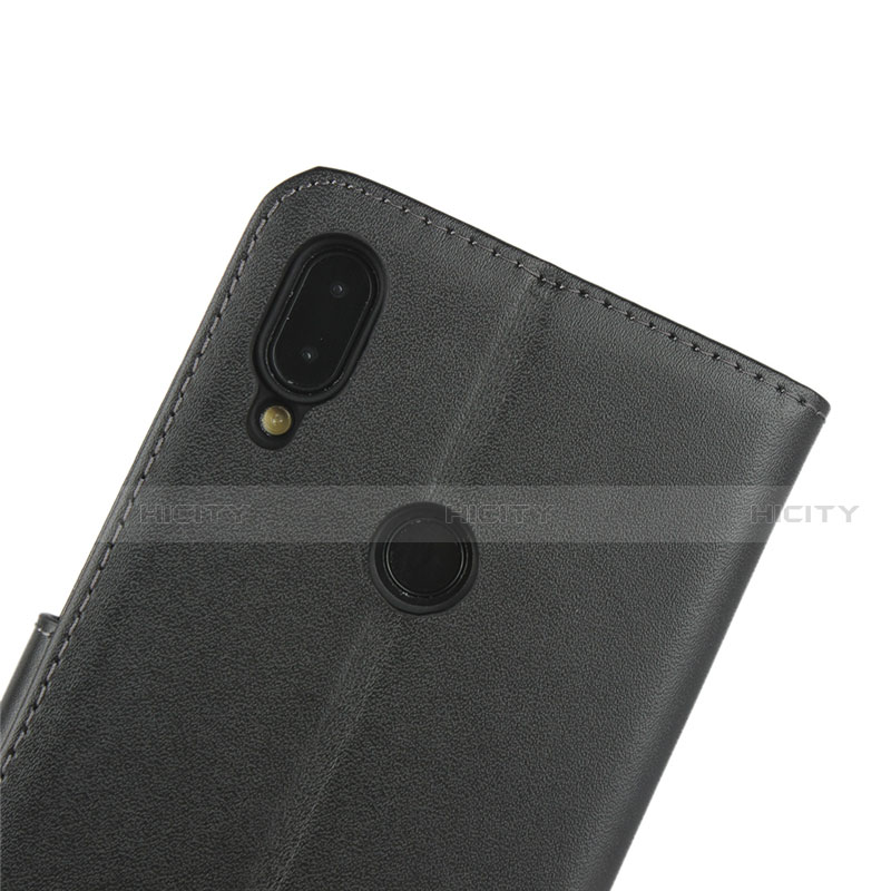 Custodia Portafoglio In Pelle con Supporto L04 per Xiaomi Redmi Note 7 Pro Nero