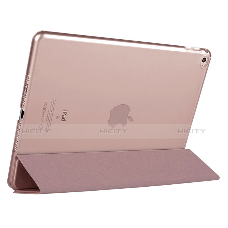 Custodia Portafoglio In Pelle con Supporto L05 per Apple iPad Mini 4 Oro Rosa