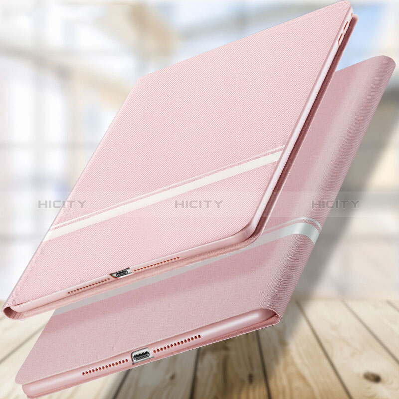 Custodia Portafoglio In Pelle con Supporto L05 per Apple New iPad 9.7 (2018) Rosa