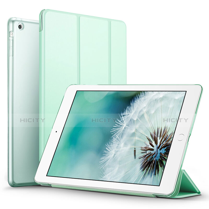 Custodia Portafoglio In Pelle con Supporto L06 per Apple iPad Mini 3 Verde