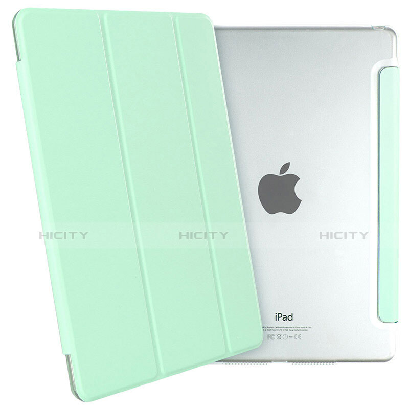 Custodia Portafoglio In Pelle con Supporto L06 per Apple iPad Mini Verde
