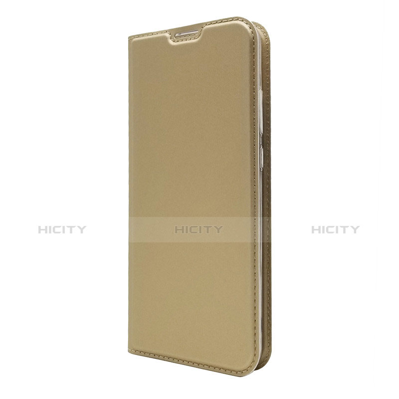 Custodia Portafoglio In Pelle con Supporto L06 per Huawei Honor 10 Lite Oro