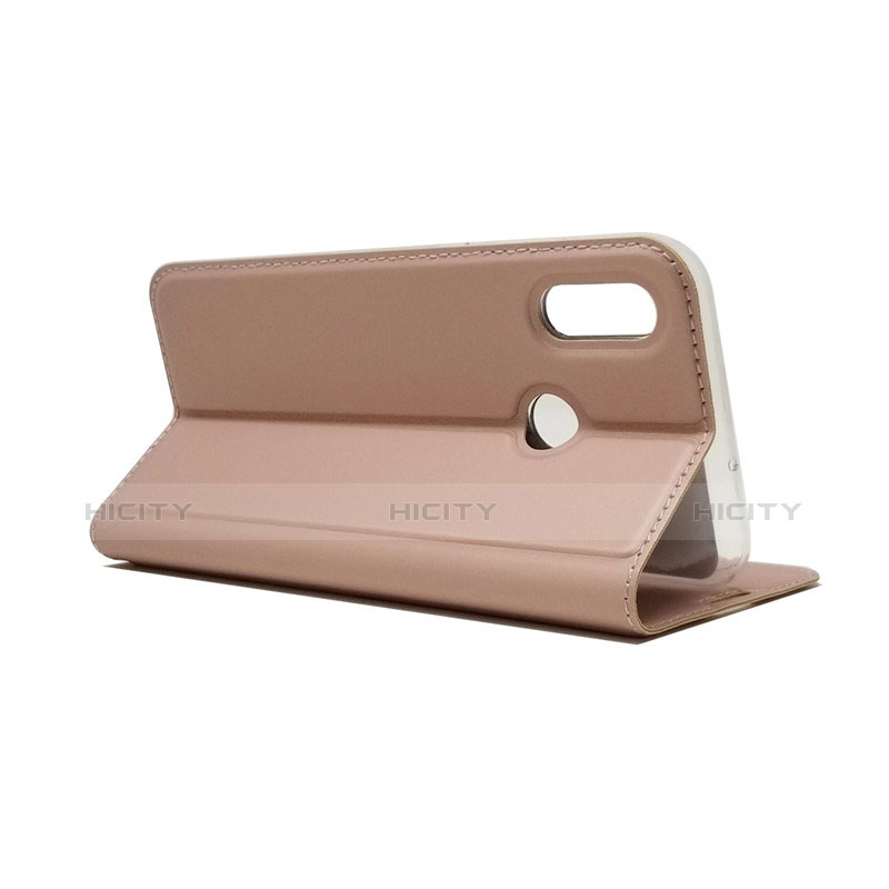 Custodia Portafoglio In Pelle con Supporto L06 per Huawei Honor 10 Lite Oro Rosa