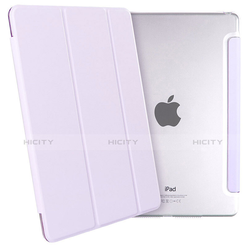 Custodia Portafoglio In Pelle con Supporto L07 per Apple iPad Mini 2 Viola