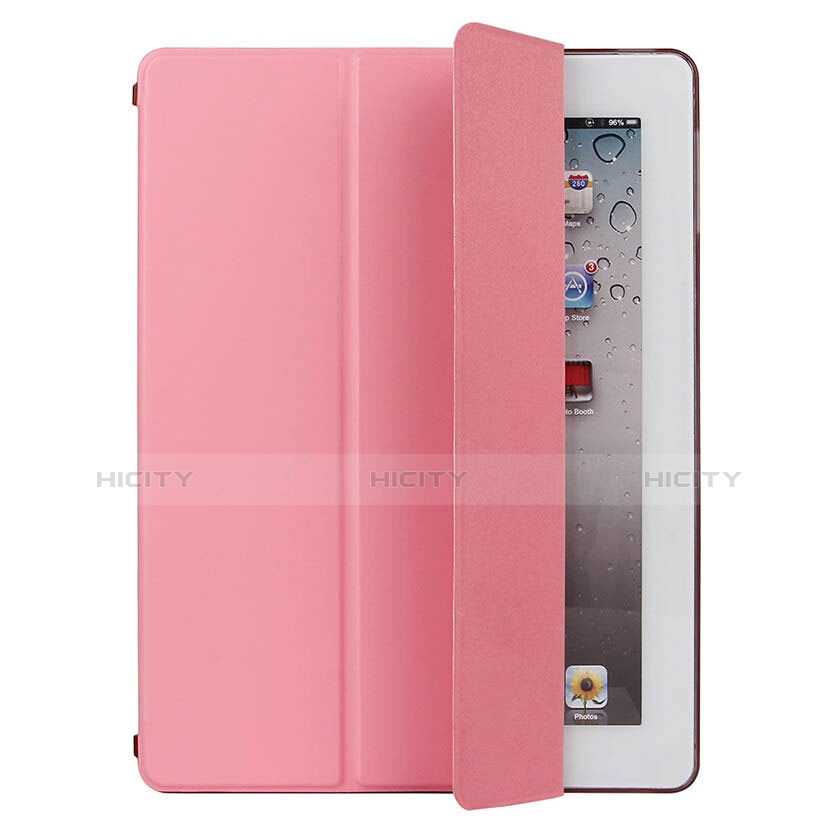 Custodia Portafoglio In Pelle con Supporto per Apple iPad 4 Rosa