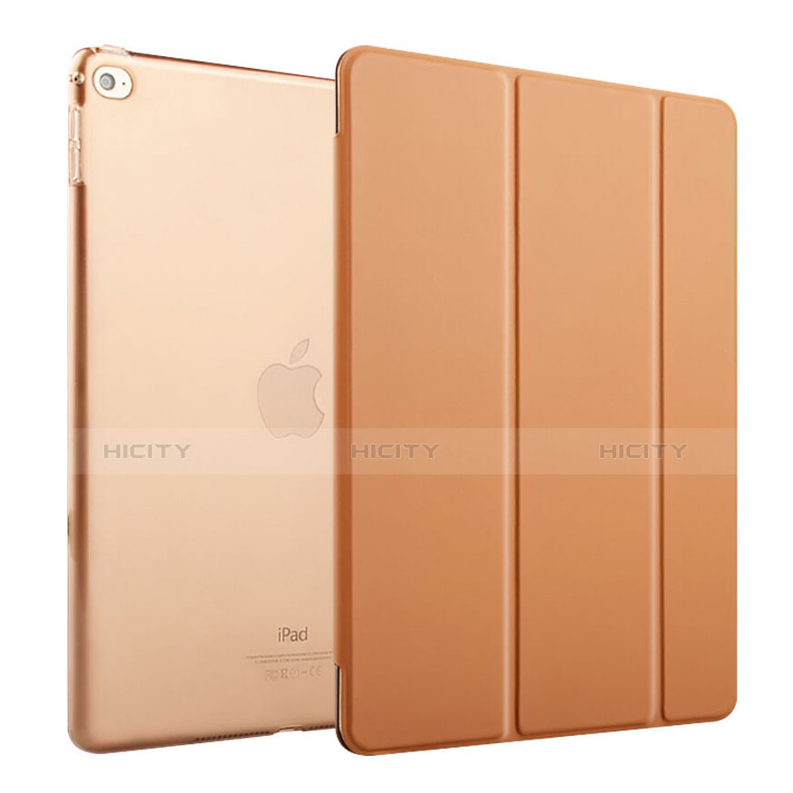 Custodia Portafoglio In Pelle con Supporto per Apple iPad Air 2 Marrone