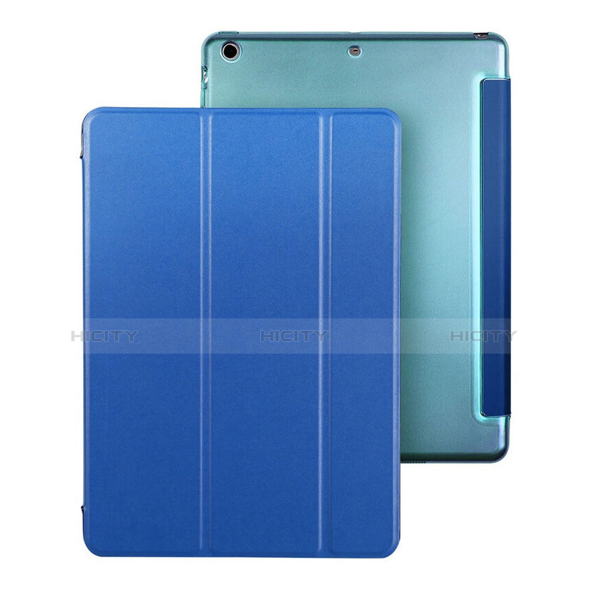 Custodia Portafoglio In Pelle con Supporto per Apple iPad Air Blu