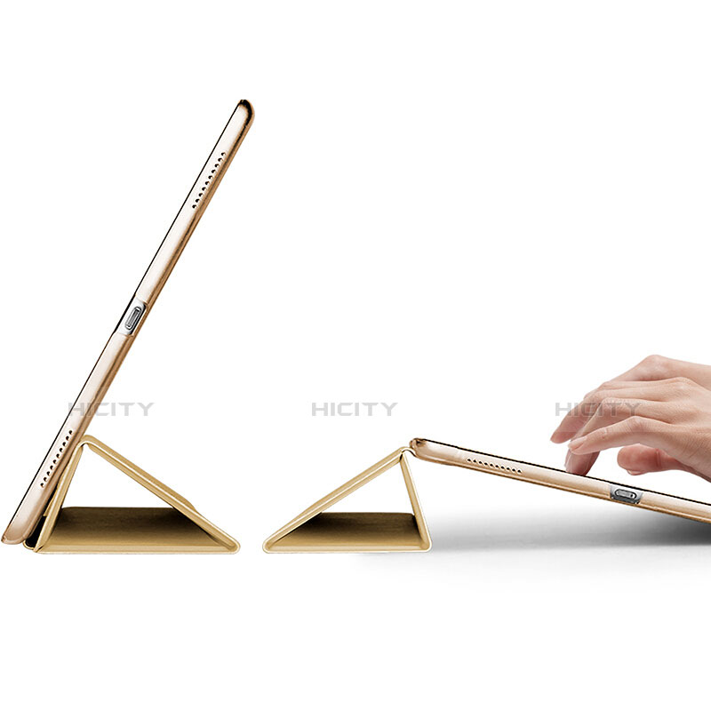 Custodia Portafoglio In Pelle con Supporto per Apple iPad Pro 12.9 (2017) Oro