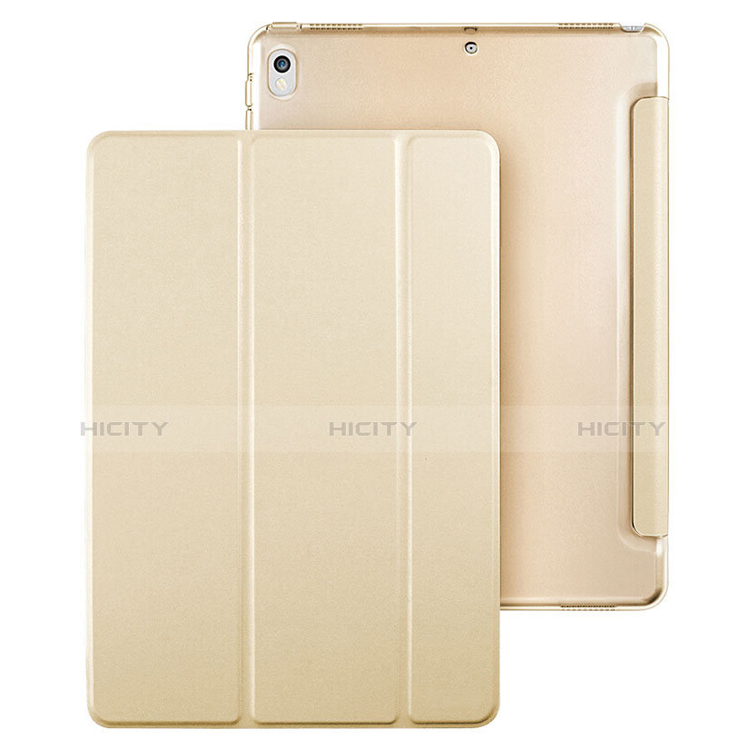 Custodia Portafoglio In Pelle con Supporto per Apple iPad Pro 12.9 (2017) Oro