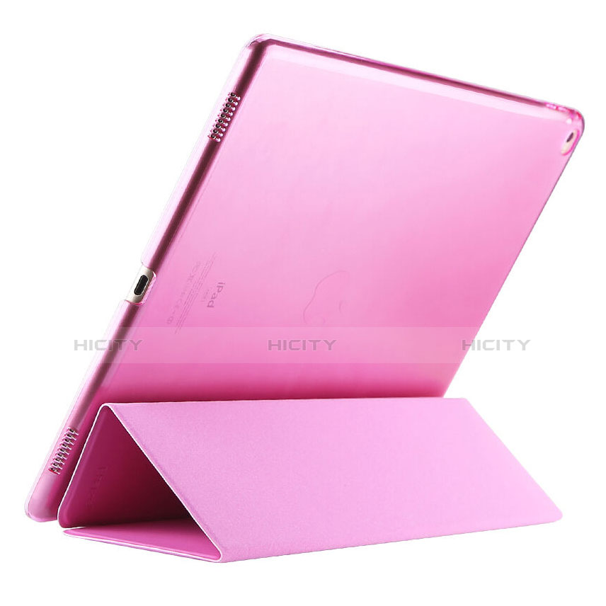 Custodia Portafoglio In Pelle con Supporto per Apple iPad Pro 12.9 Rosa