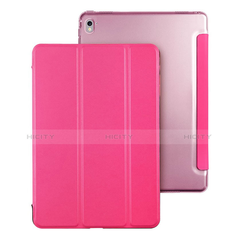 Custodia Portafoglio In Pelle con Supporto per Apple iPad Pro 9.7 Rosa Caldo