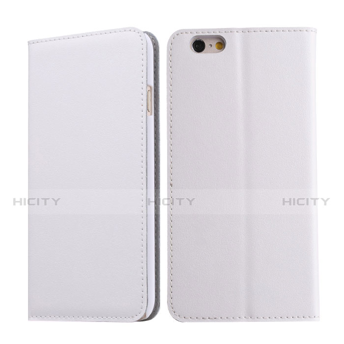 Custodia Portafoglio In Pelle con Supporto per Apple iPhone 6S Bianco