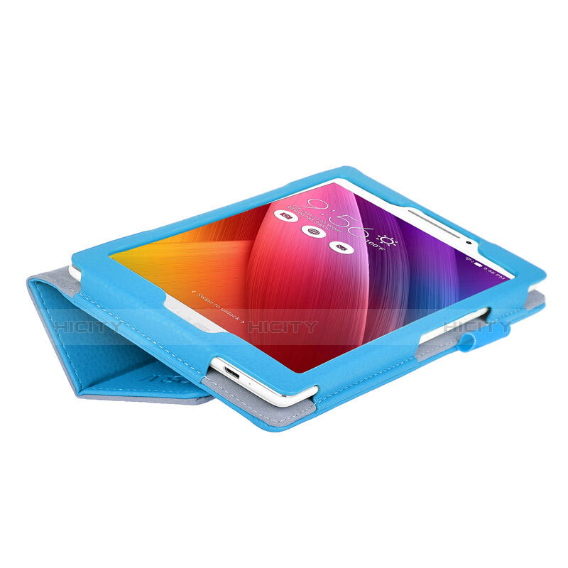 Custodia Portafoglio In Pelle con Supporto per Asus ZenPad C 7.0 Z170CG Cielo Blu