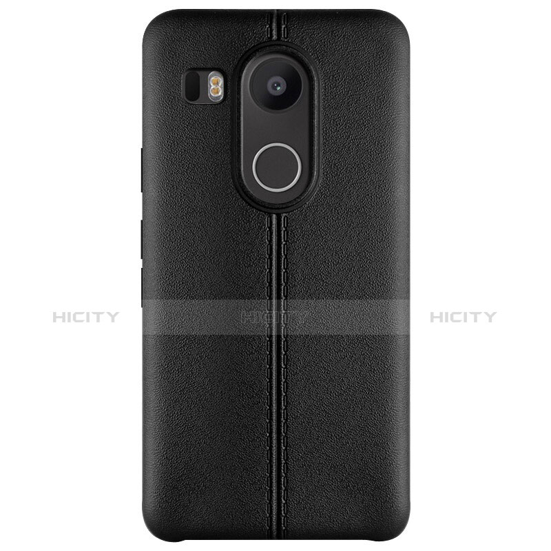 Custodia Portafoglio In Pelle con Supporto per Google Nexus 5X Nero