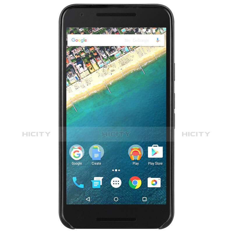 Custodia Portafoglio In Pelle con Supporto per Google Nexus 5X Nero