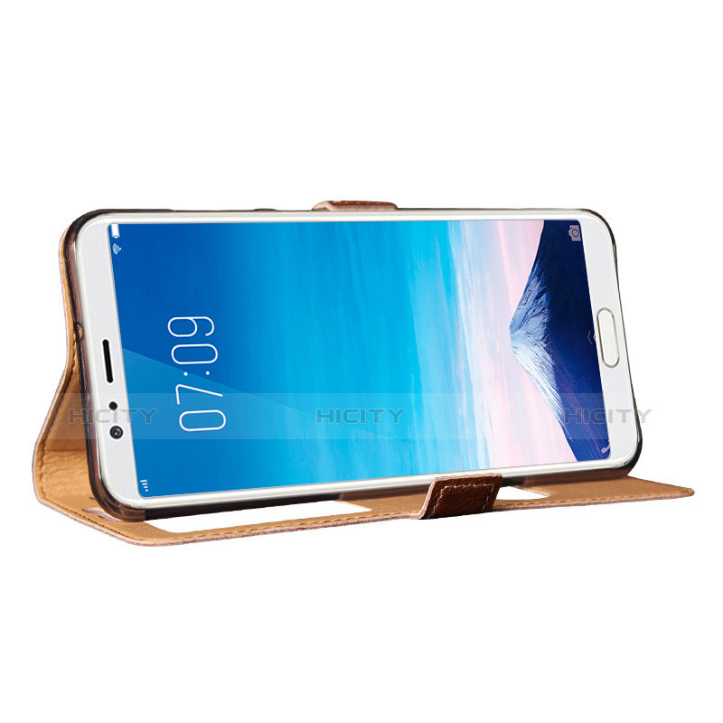 Custodia Portafoglio In Pelle con Supporto per Huawei Honor V10 Blu