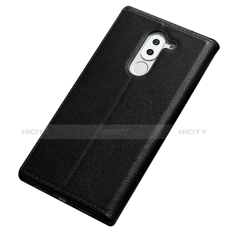 Custodia Portafoglio In Pelle con Supporto per Huawei Mate 9 Lite Nero