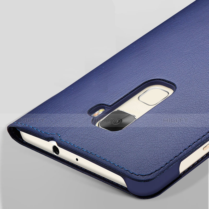 Custodia Portafoglio In Pelle con Supporto per Huawei Mate S Blu