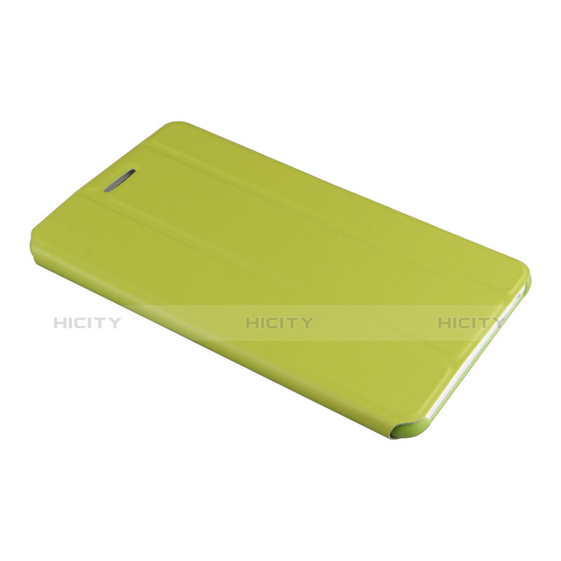 Custodia Portafoglio In Pelle con Supporto per Huawei MediaPad T2 Pro 7.0 PLE-703L Verde