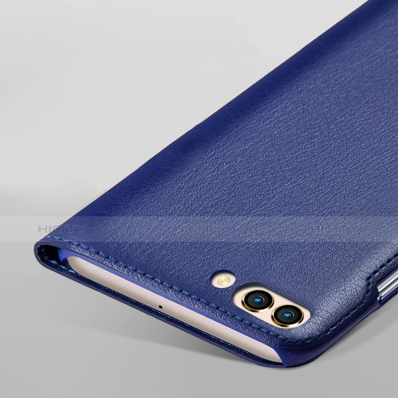 Custodia Portafoglio In Pelle con Supporto per Huawei Nova 2S Blu