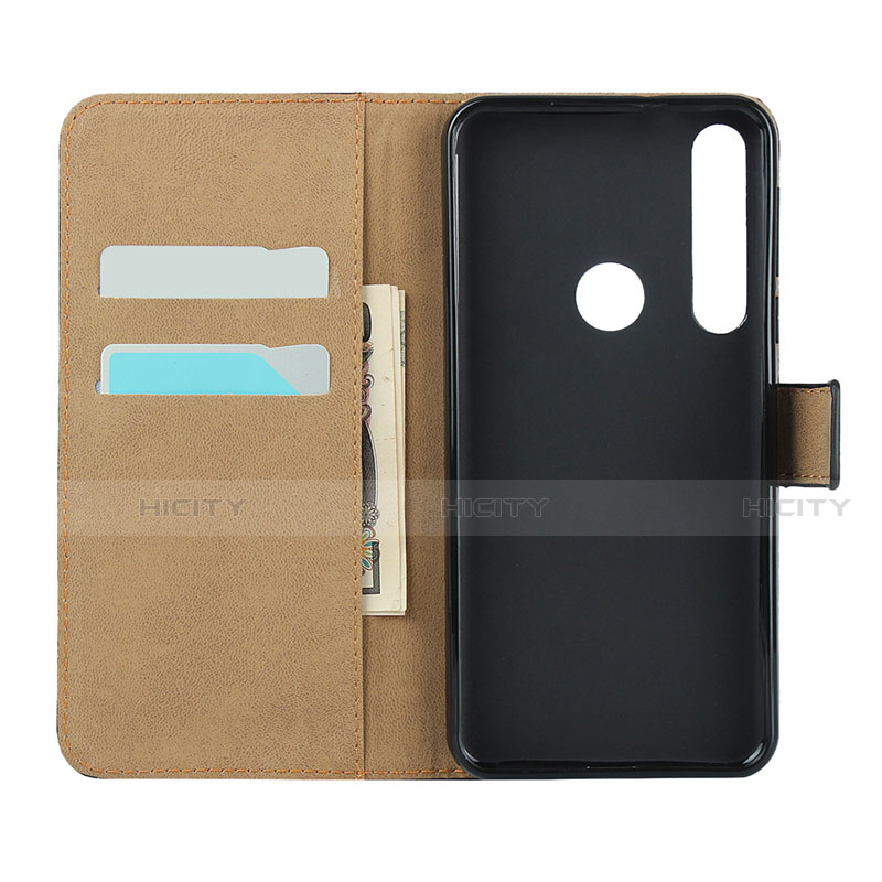 Custodia Portafoglio In Pelle con Supporto per Motorola Moto G8 Play Nero