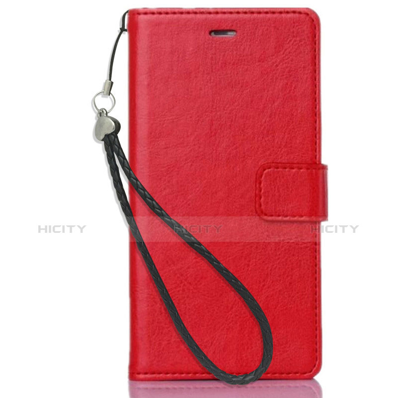 Custodia Portafoglio In Pelle con Supporto per Nokia 3.1 Plus Rosso
