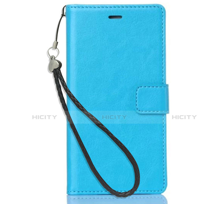 Custodia Portafoglio In Pelle con Supporto per Nokia X3 Cielo Blu