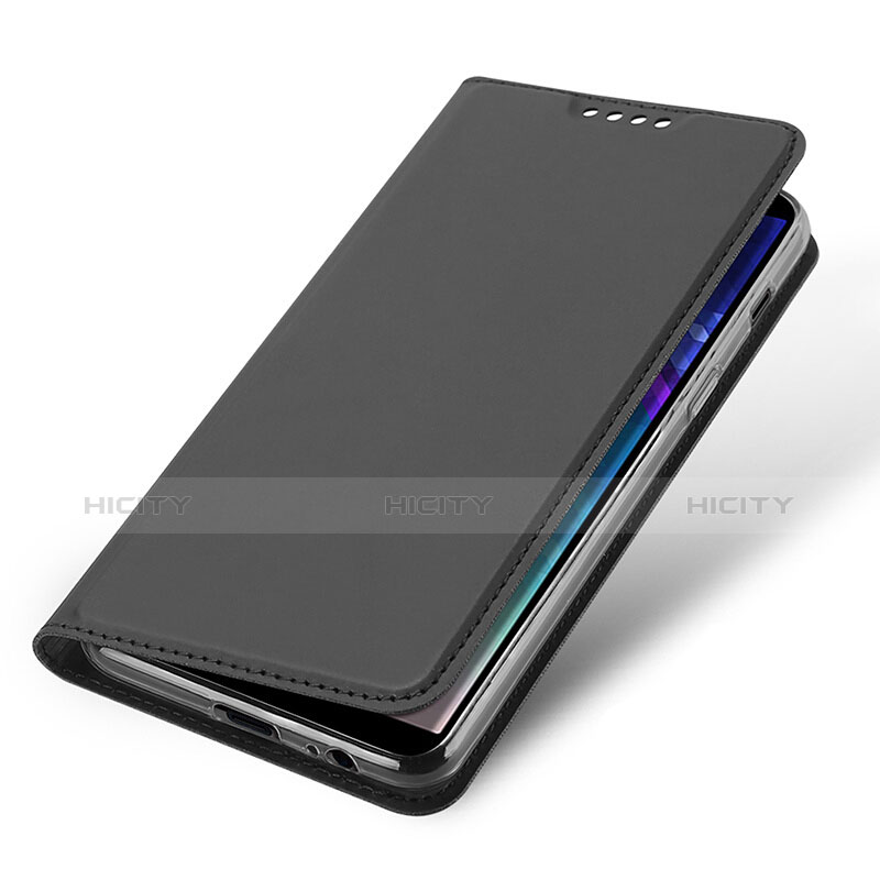 Custodia Portafoglio In Pelle con Supporto per Samsung Galaxy A6 (2018) Dual SIM Nero