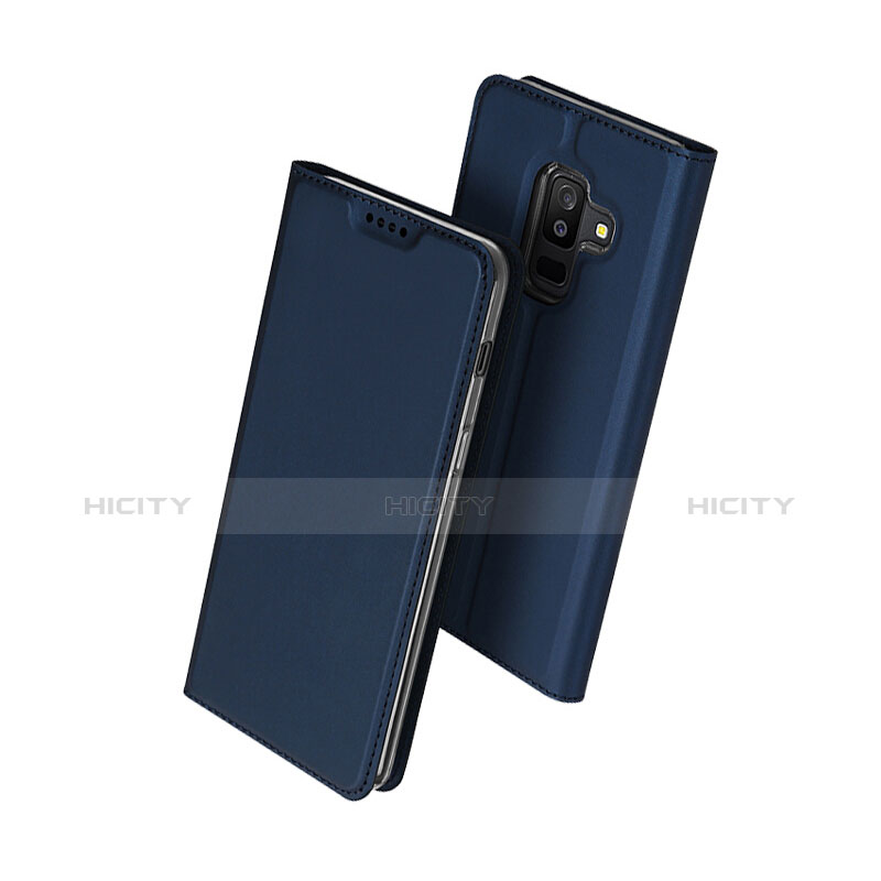 Custodia Portafoglio In Pelle con Supporto per Samsung Galaxy A9 Star Lite Blu