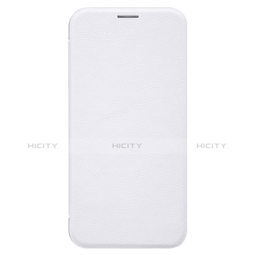 Custodia Portafoglio In Pelle con Supporto per Samsung Galaxy C7 (2017) Bianco