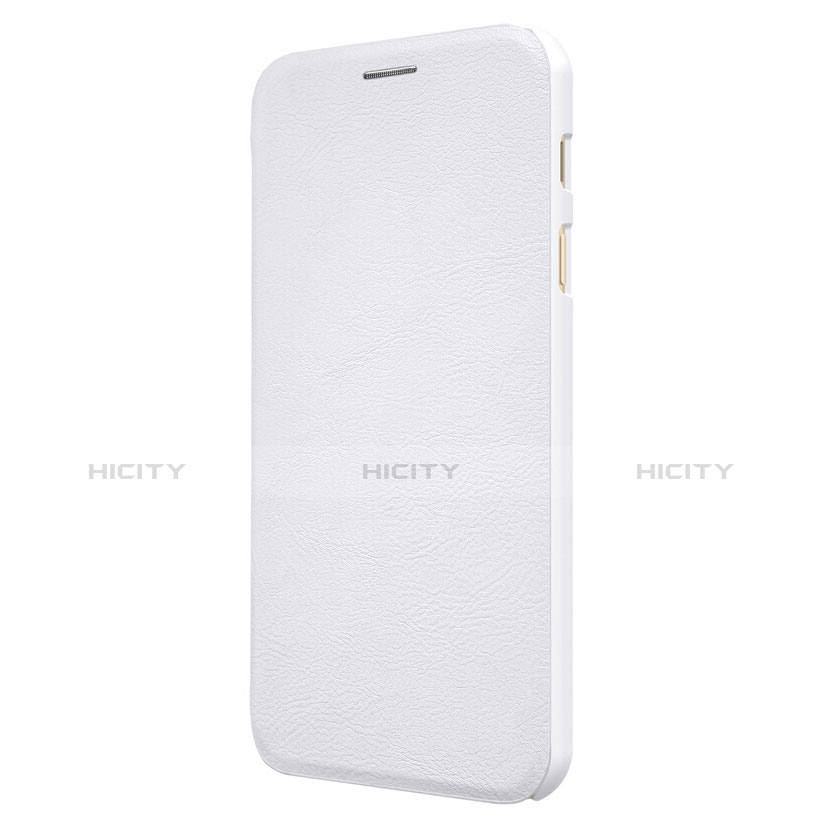 Custodia Portafoglio In Pelle con Supporto per Samsung Galaxy C8 C710F Bianco