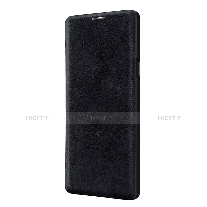 Custodia Portafoglio In Pelle con Supporto per Samsung Galaxy Note 9 Nero