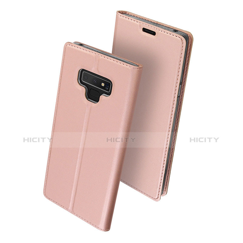 Custodia Portafoglio In Pelle con Supporto per Samsung Galaxy Note 9 Rosa