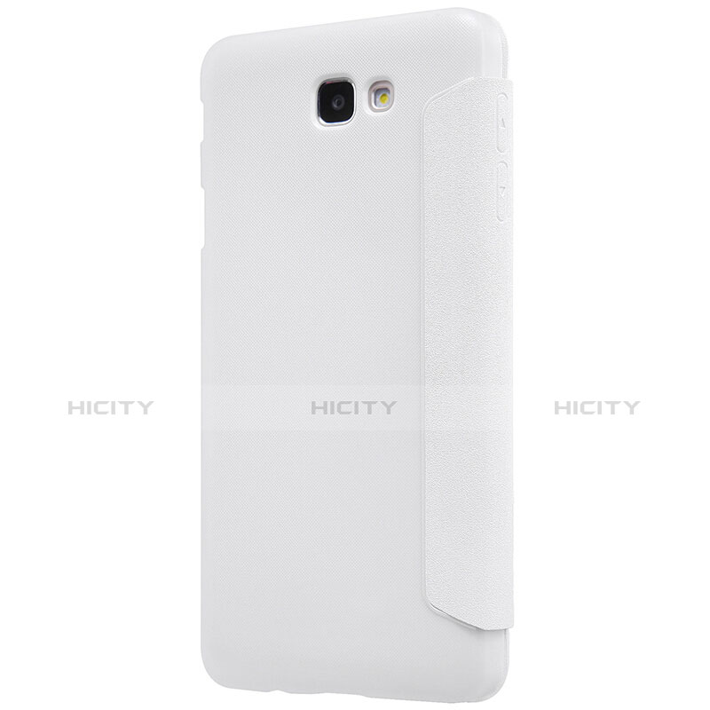 Custodia Portafoglio In Pelle con Supporto per Samsung Galaxy On5 (2016) G570 G570F Bianco