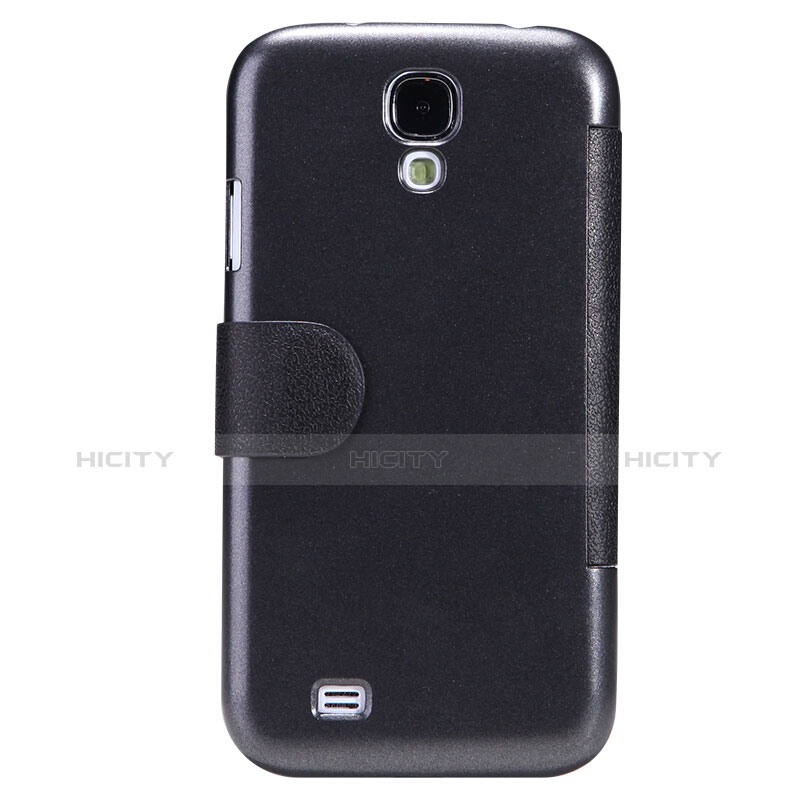 Custodia Portafoglio In Pelle con Supporto per Samsung Galaxy S4 IV Advance i9500 Nero