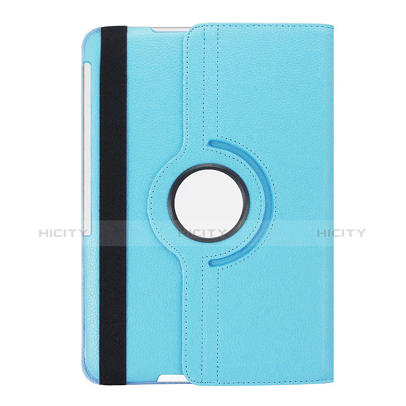 Custodia Portafoglio In Pelle con Supporto per Samsung Galaxy Tab 4 7.0 SM-T230 T231 T235 Cielo Blu