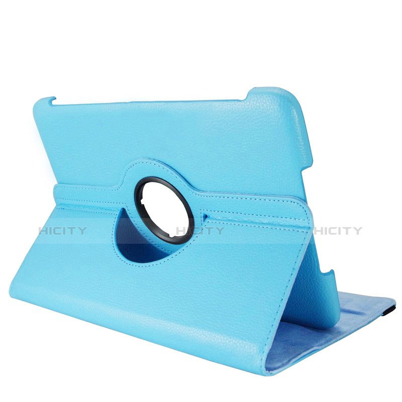 Custodia Portafoglio In Pelle con Supporto per Samsung Galaxy Tab 4 7.0 SM-T230 T231 T235 Cielo Blu