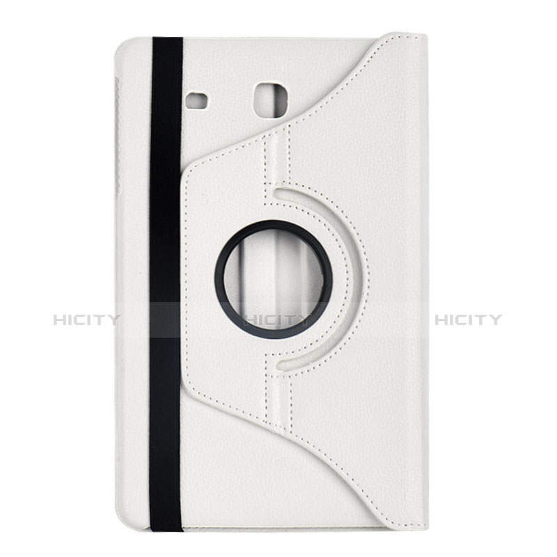 Custodia Portafoglio In Pelle con Supporto per Samsung Galaxy Tab E 9.6 T560 T561 Bianco