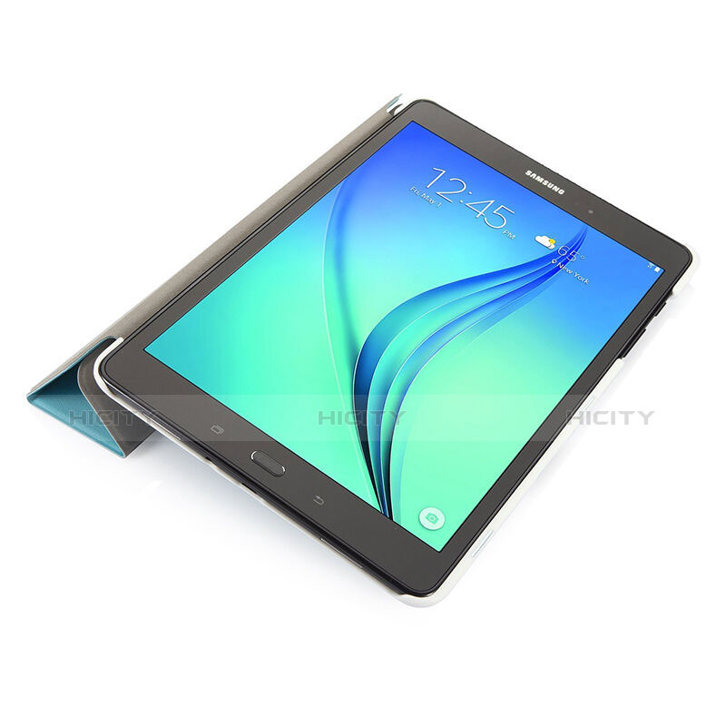 Custodia Portafoglio In Pelle con Supporto per Samsung Galaxy Tab S2 8.0 SM-T710 SM-T715 Cielo Blu