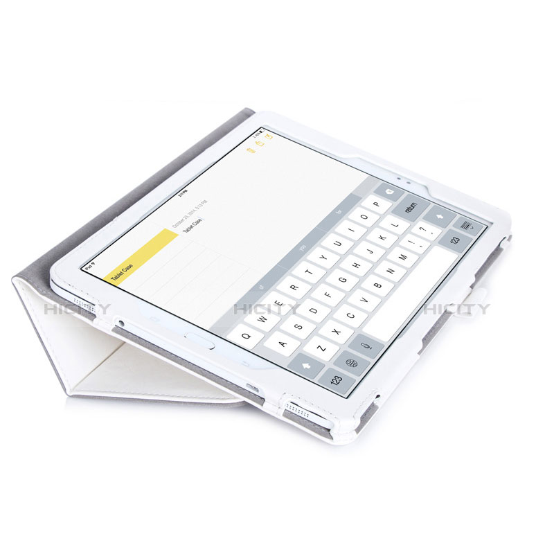 Custodia Portafoglio In Pelle con Supporto per Samsung Galaxy Tab S2 9.7 SM-T810 SM-T815 Bianco