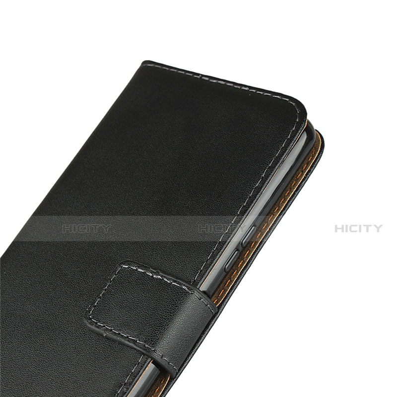 Custodia Portafoglio In Pelle con Supporto per Sony Xperia 10 II Nero