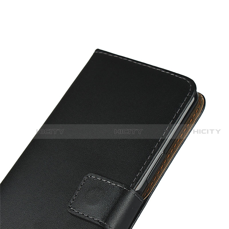 Custodia Portafoglio In Pelle con Supporto per Sony Xperia 5 II Nero
