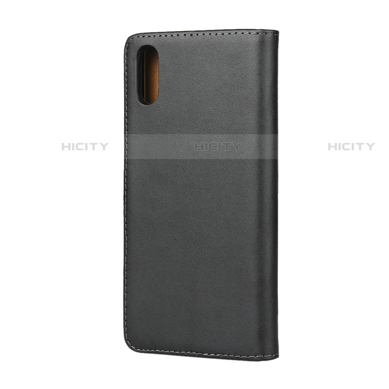 Custodia Portafoglio In Pelle con Supporto per Sony Xperia L3 Nero