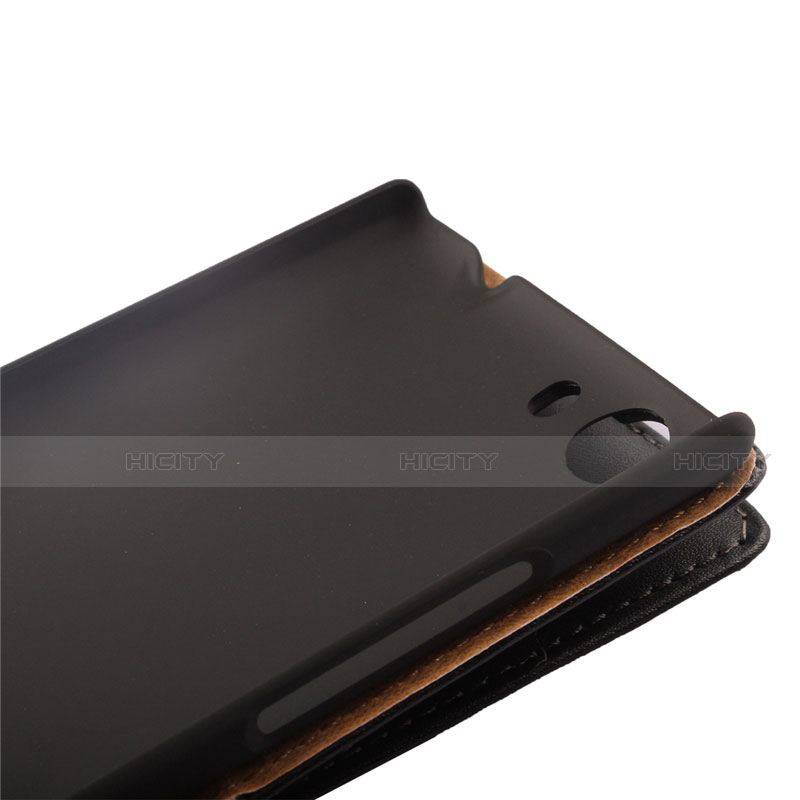 Custodia Portafoglio In Pelle con Supporto per Wiko Ridge Fab 4G Nero