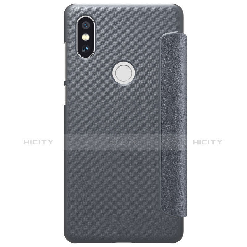 Custodia Portafoglio In Pelle con Supporto per Xiaomi Mi Mix 2S Nero