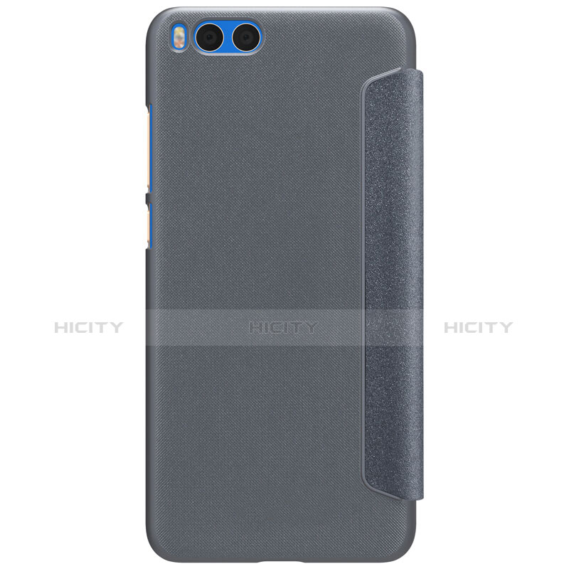 Custodia Portafoglio In Pelle con Supporto per Xiaomi Mi Note 3 Grigio