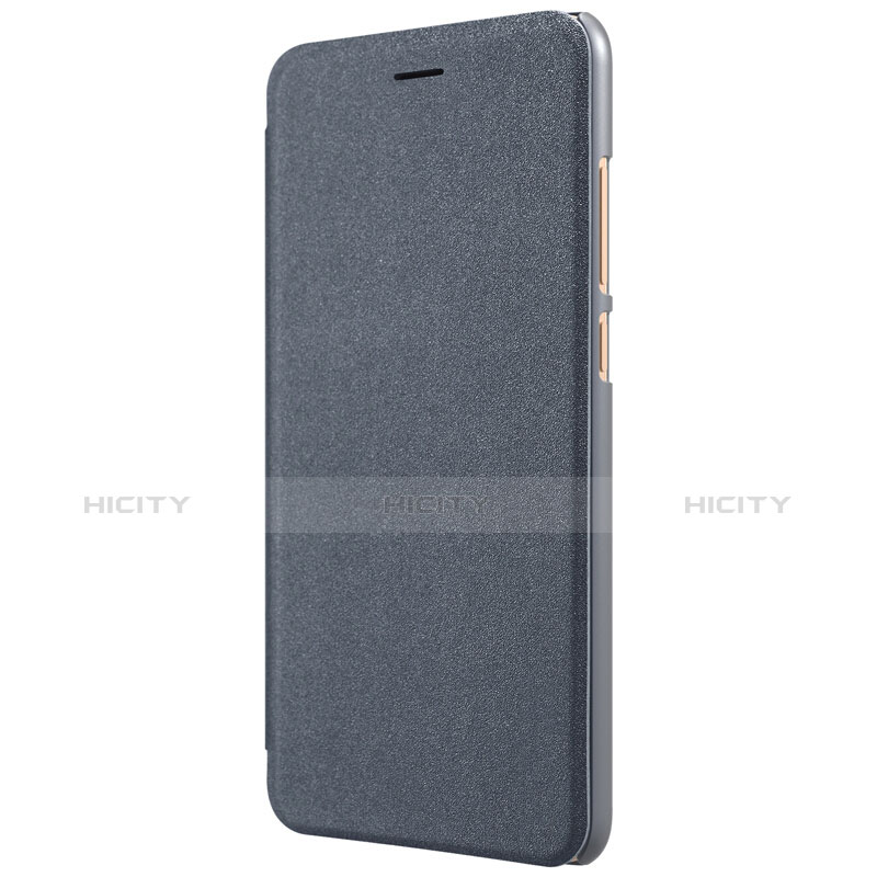 Custodia Portafoglio In Pelle con Supporto per Xiaomi Mi Note 3 Grigio