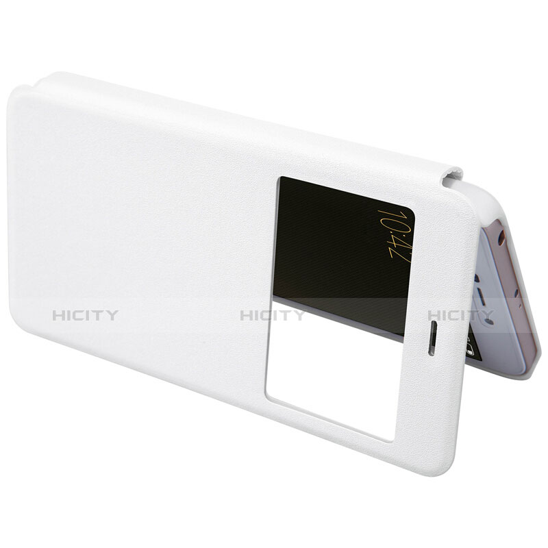 Custodia Portafoglio In Pelle con Supporto per Xiaomi Redmi 4A Bianco