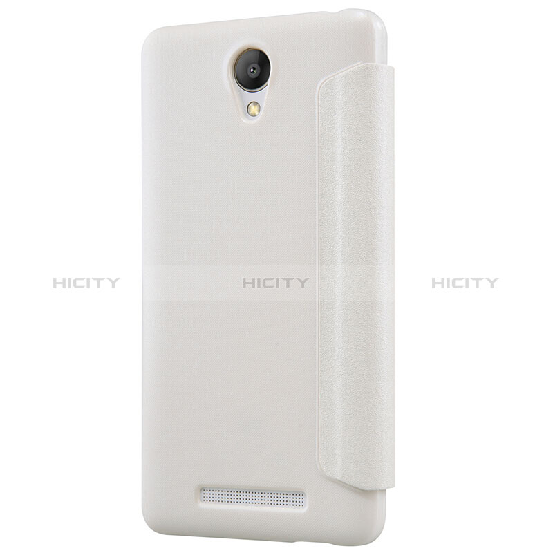 Custodia Portafoglio In Pelle con Supporto per Xiaomi Redmi Note 2 Bianco